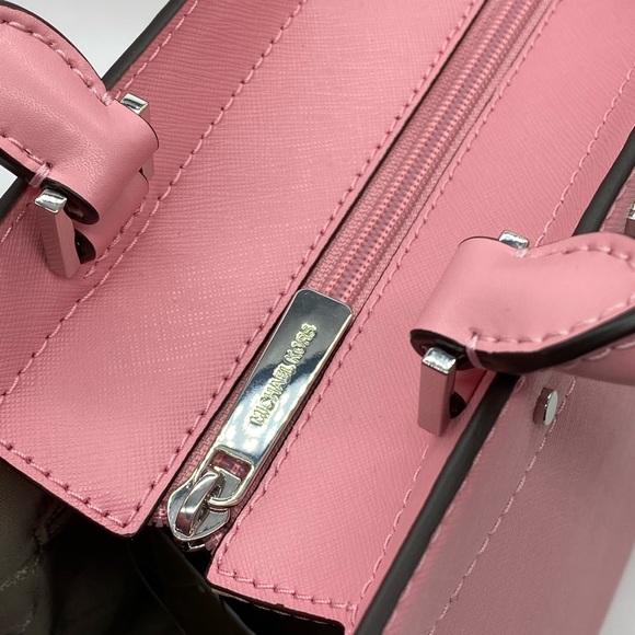 MICHAEL KORS RAYNE MEDIUM EW SATCHEL CARNATION - Picture 7 of 14